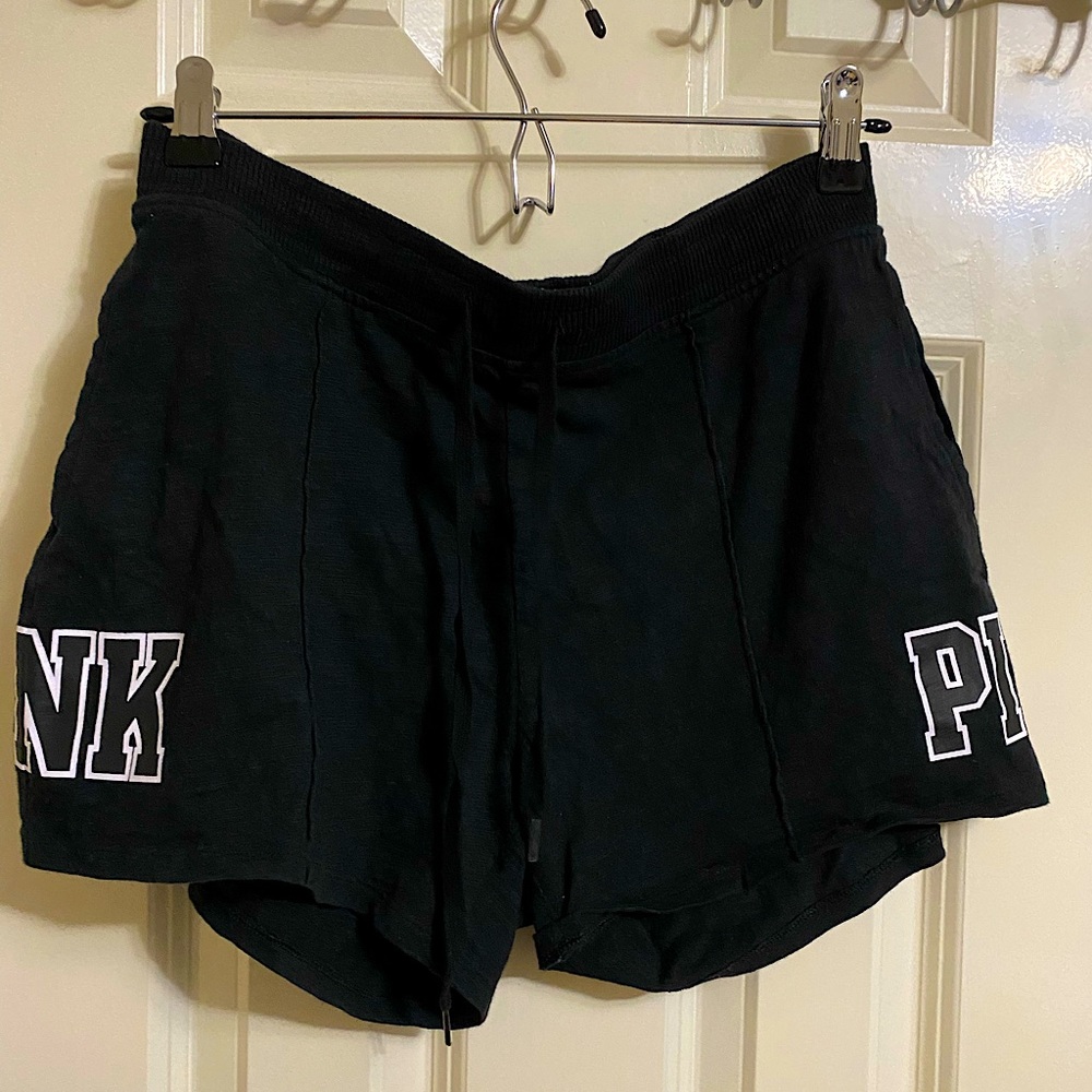 PINK Victoria’s Secret Black Highwaisted Shorts